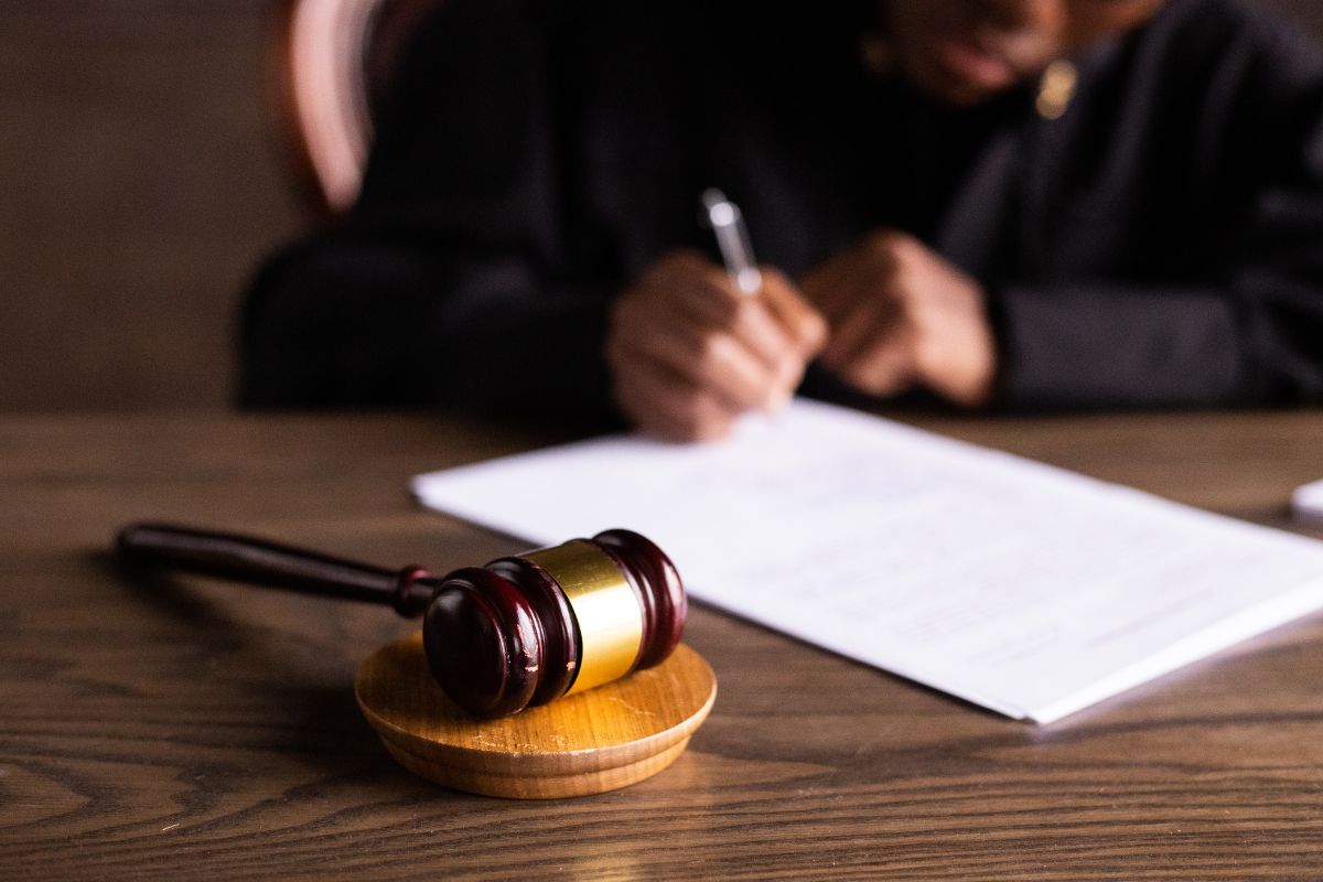 table in court
