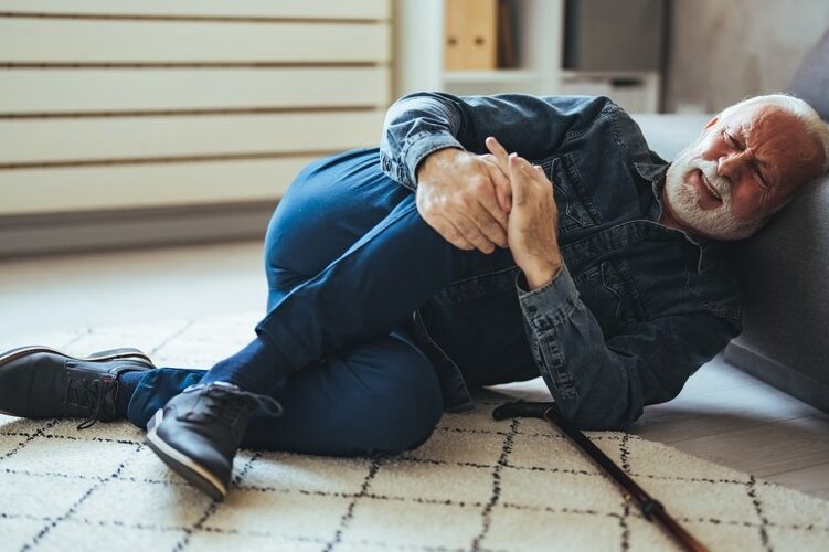 Fallen older man FE