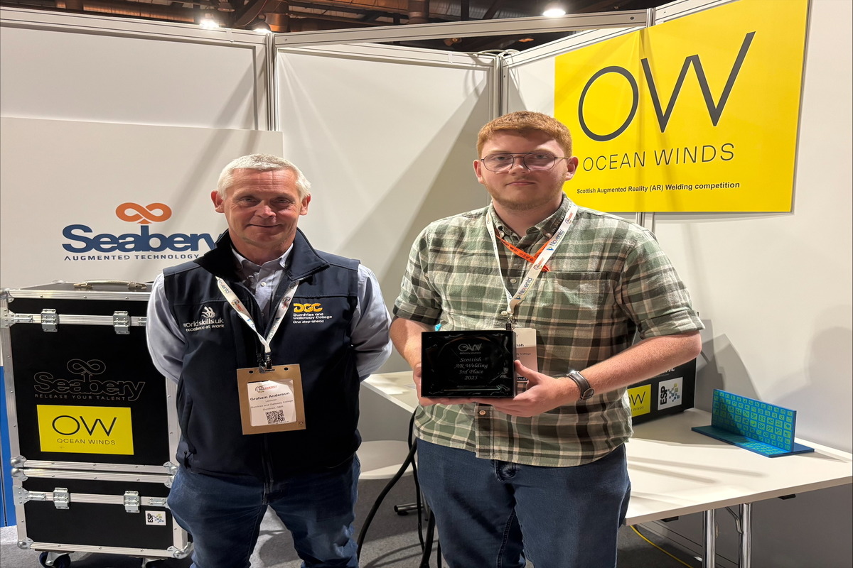 Dumfries and Galloway College student shines at national AR welding finals
